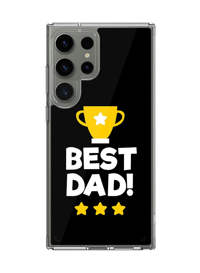 Stylizedd Classic Clear Case for Samsung Galaxy S23 Ultra , Hybrid Soft  Thin Transparent Cover [ Designed for Samsung Galaxy S23 Ultra ] - Best Dad Cup