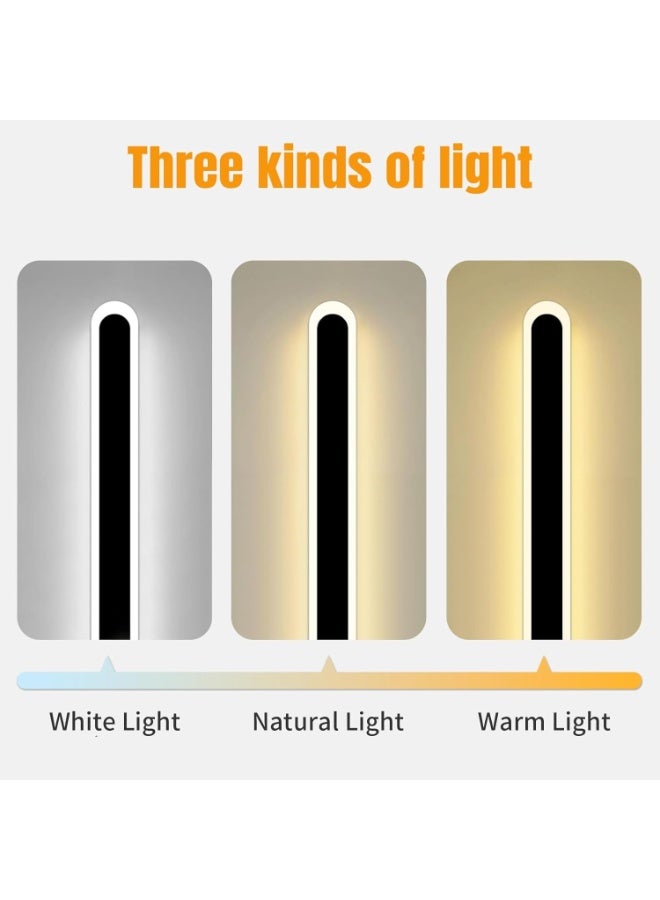 Soofam LED Wall Light,Modern Wall Lamp,32W Long Strip Wall Sconce Minimalist Linear Wall Light for Living Room,Bedroom,Hallway,Office Decoration（80cm） - Image 3