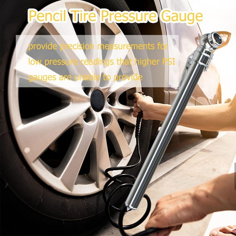 1PC Pencil Tire Pressure Gauge 1-20 PSI for Golf Carts ATVs Small Off Road Vehicles - Image 5