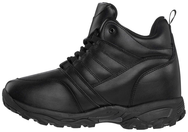 CALTO Men's Invisible Height Increasing Elevator Shoes - Black Leather Lightweight Trainer Sneakers - 4.5 Inches Taller - FD003 - Size 11 D(M) US - Image 5