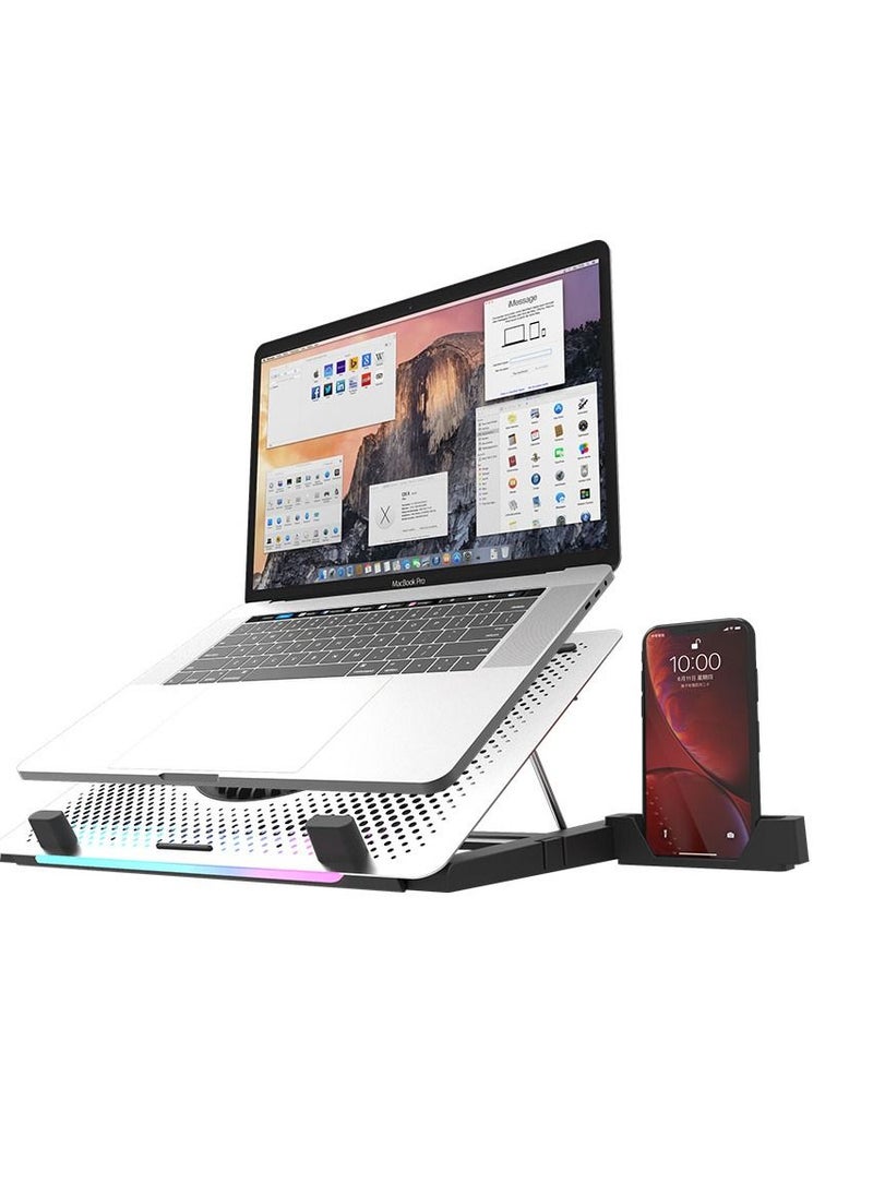 DarkFlash - DarkFlash G200 Lightstrip Laptop Cooler Black - Image 1