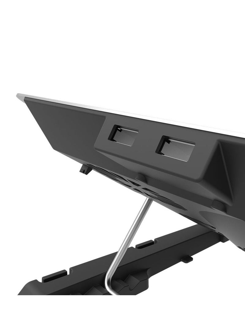 DarkFlash - DarkFlash G200 Lightstrip Laptop Cooler Black - Image 1