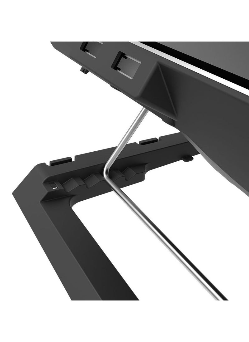DarkFlash - DarkFlash G200 Lightstrip Laptop Cooler Black - Image 1