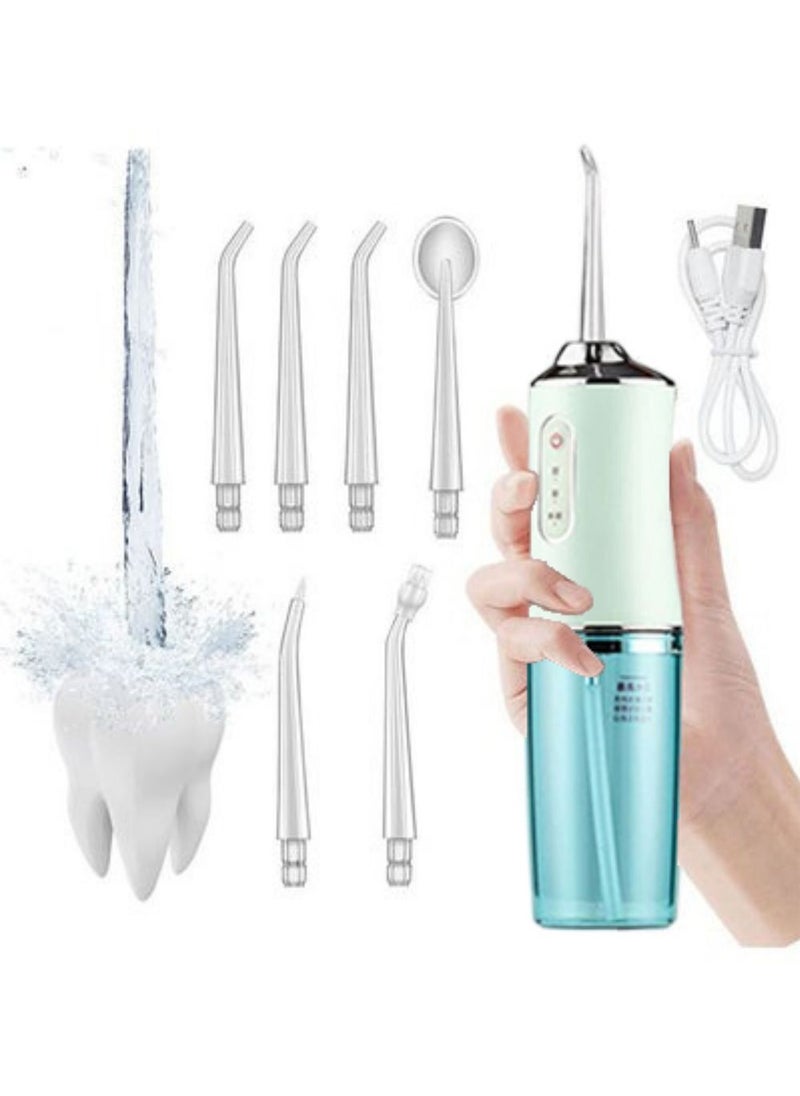 Elaimei Portable Dental Water Flosser With 6 Nozzles  - Image 1