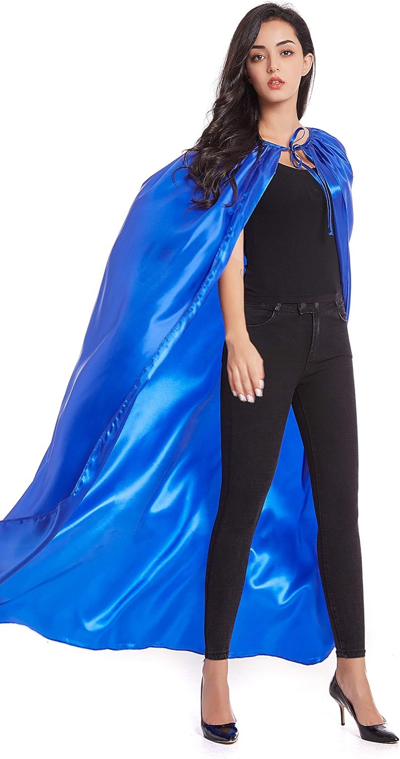 Crizcape Adults Capes Womens and Mens DIY Dress up Costume Capes for Party - Image 2
