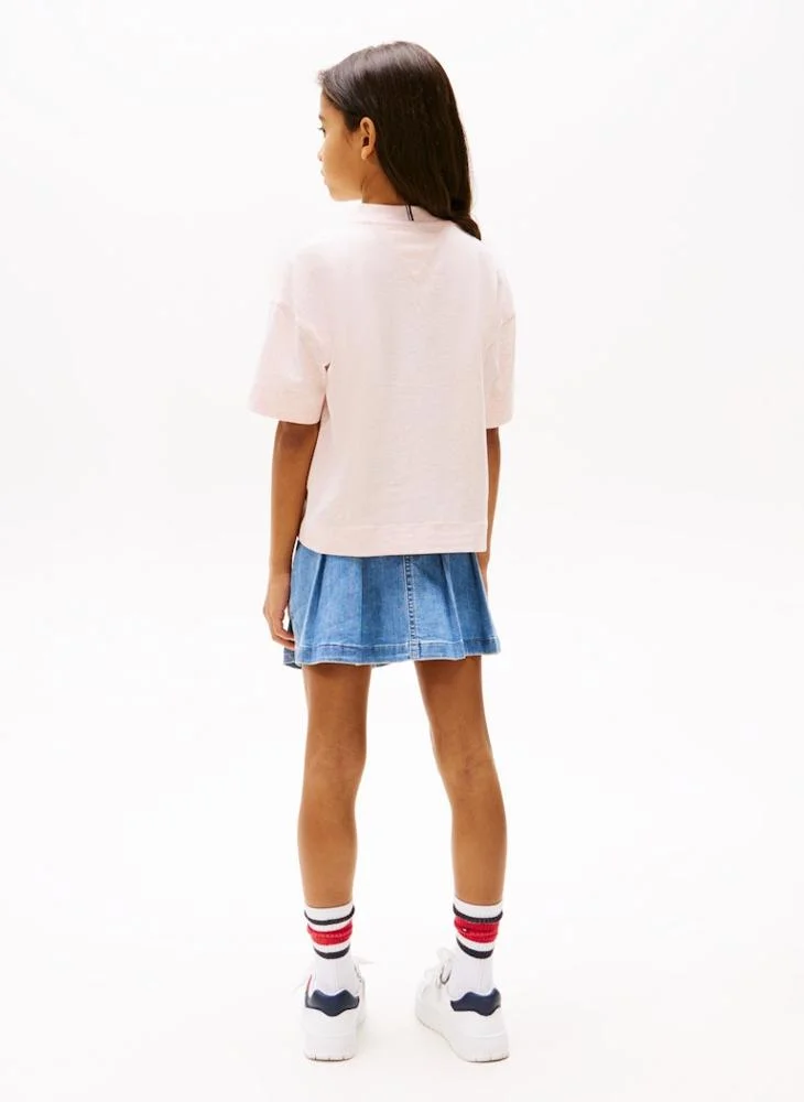 تومي هيلفيغر Kids Melange Varsity Archive T-Shirt