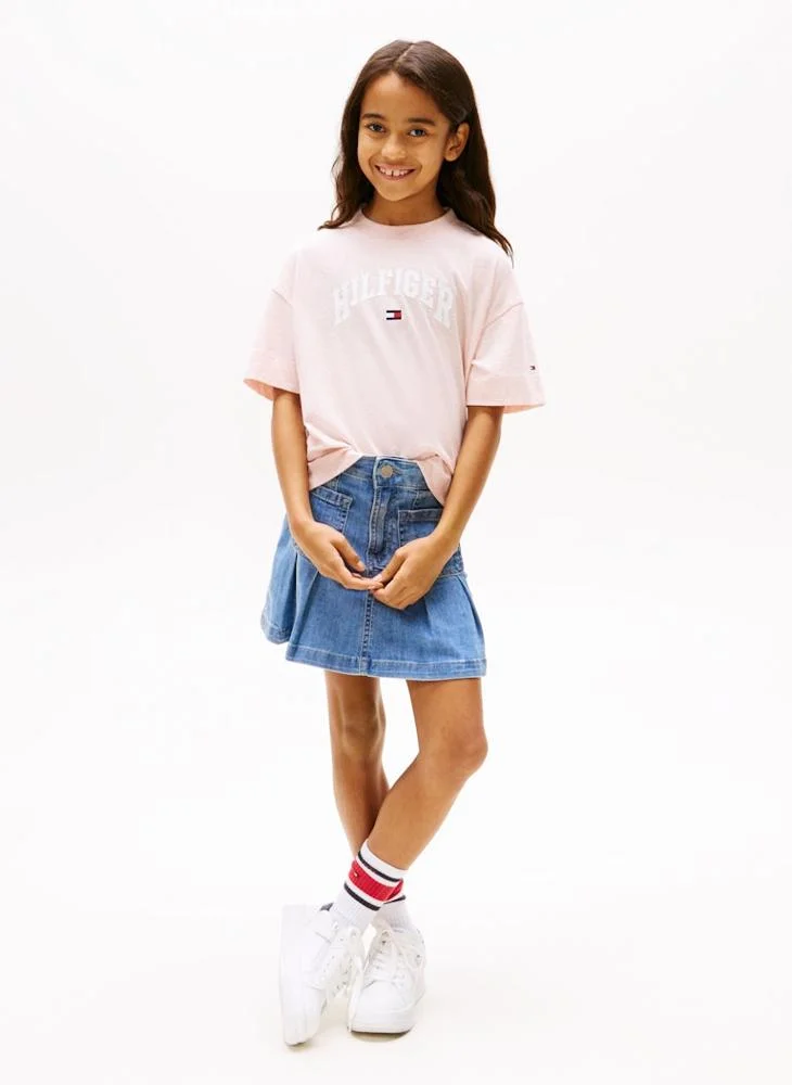 TOMMY HILFIGER Kids Melange Varsity Archive T-Shirt
