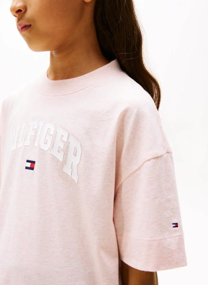 TOMMY HILFIGER Kids Melange Varsity Archive T-Shirt