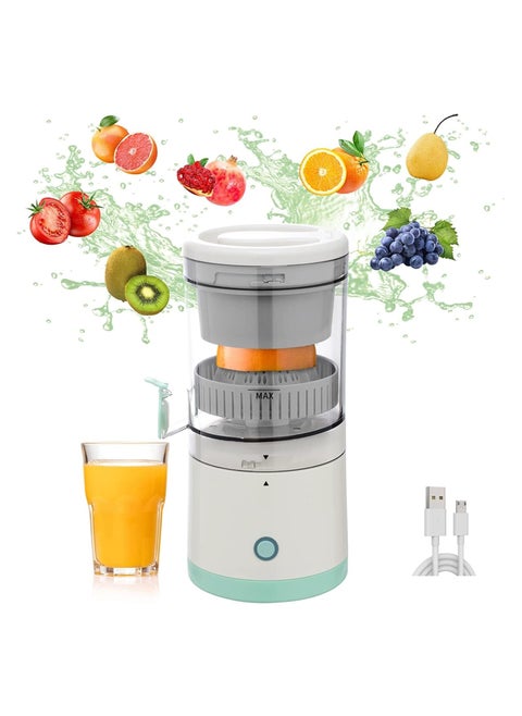 ELTERAZONE Electric Citrus Juicer, Hands-Free Portable USB Charging Powerful Electric Juicer Cordless Fruit Juicer, Multi functional 1-Button Easy Press Lemon Orange Squeezer Machine for Kitchen