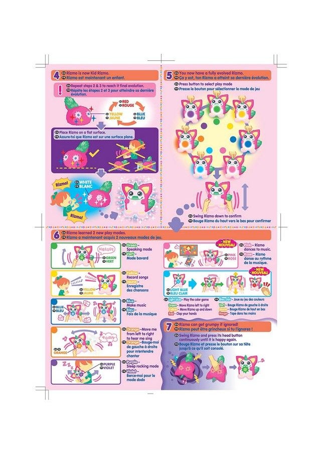 Rizmo - Evolving Musical Friend Interactive Plush Toy With Fun Games Berry - Image 1