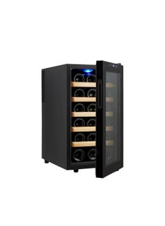 Cool Baby COOLBABY 18 Bottles Red Wine Cabinet, Constant Temperature Wine Cabinet, Home Refrigerator, Built in LED Lights, Temperature Control, Silent, Black  - Image 1