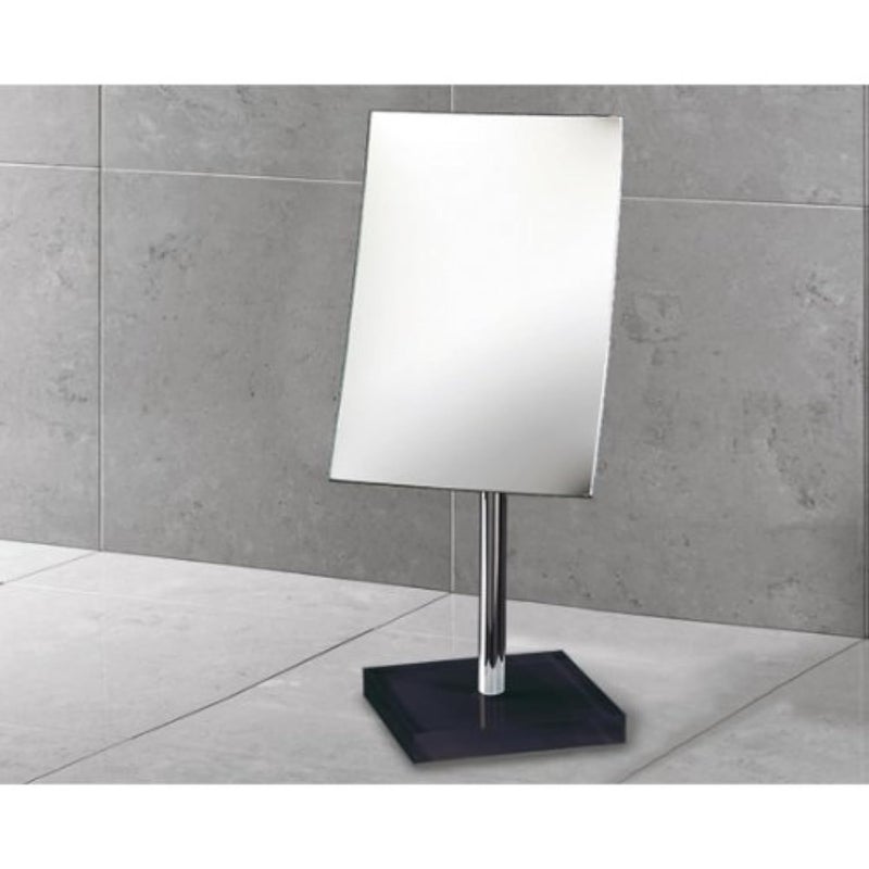 Gedy Rainbow Square Magnifying Mirror, Black - Image 4