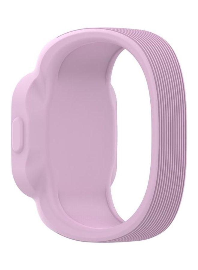 BGM No Buckle Silicone Replacement Band For Garmin Vivofit JR3 Light Purple - Image 2