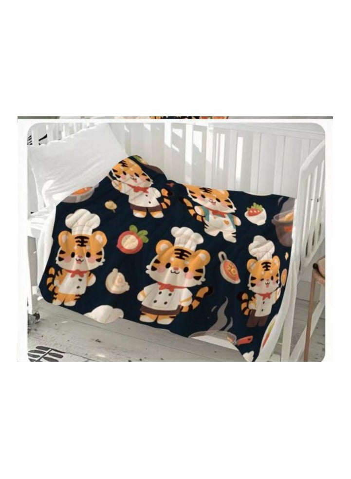 general Flannel thin blanket (warm and comfortable, suitable for sleep, gaming, dust removal and sandproof) 150cm*200cm - 784 - Image 1