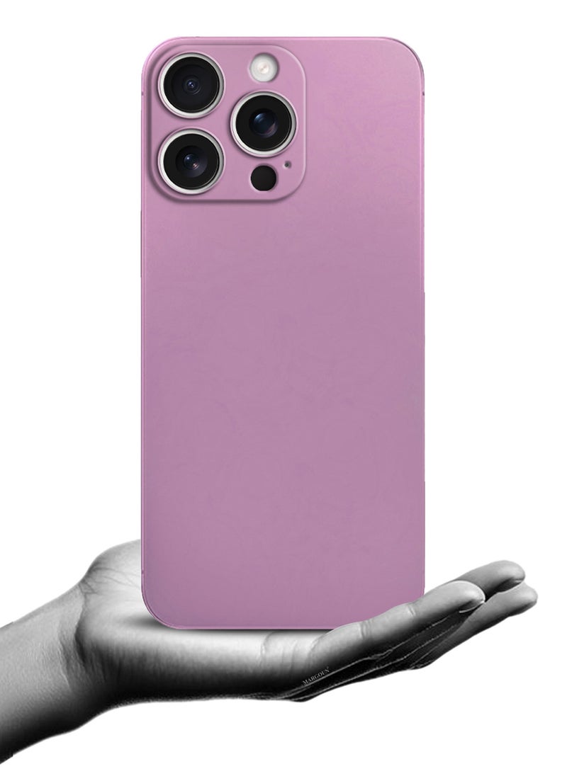 CATANES (for iPhone 15 Pro Max) Case Cover Air Skin Series Back Cover Sturdy Durable Thin Case Drop Protection Cover - Transparent Pink  - Image 4
