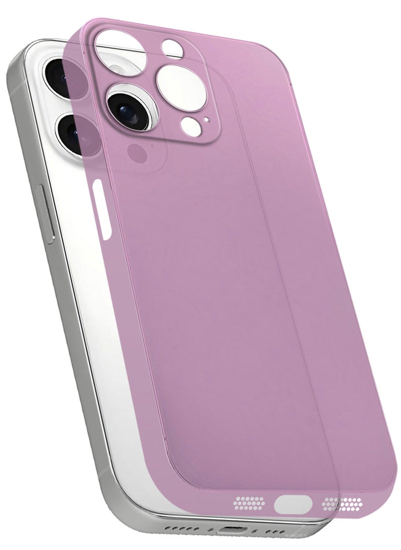 CATANES (for iPhone 15 Pro Max) Case Cover Air Skin Series Back Cover Sturdy Durable Thin Case Drop Protection Cover - Transparent Pink  - Image 3