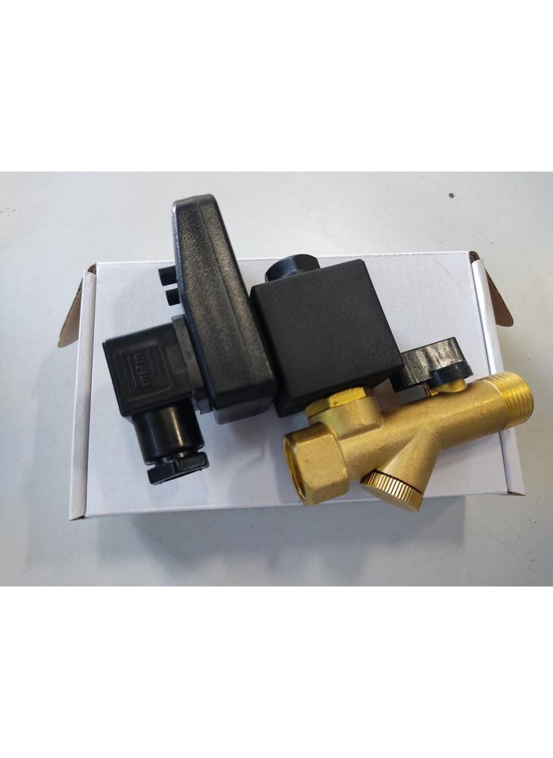 Generic TruGet Auto Drain Valve ADV15T with Timer and Strainer for Air Compressor  - Image 3