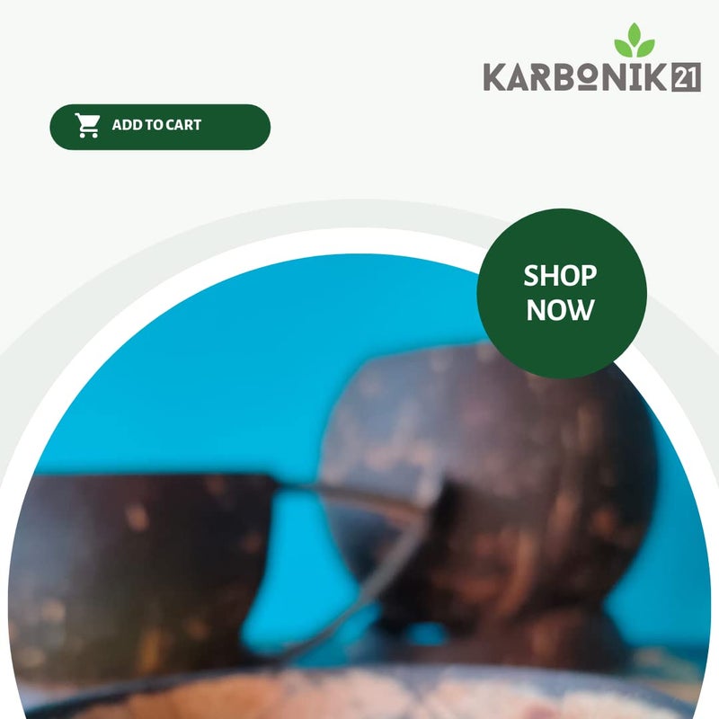KARBONIK21 Cuppie + bowlie (Set of 4) | Coconut Shell Cups & Bowls | Eco-Friendly Cup & Bowl | 4 Set of Cup + Bowl (Natural one Size & Large) - Image 4