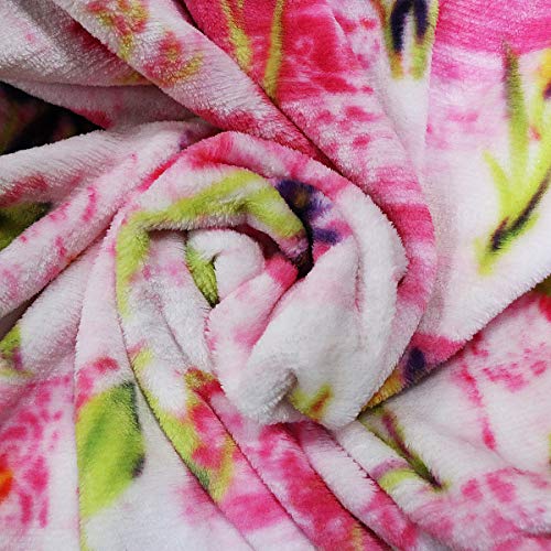 Status Contract Adult/Kids/Baby 200 GSM Microfiber Fleece Super Soft AC Comforter/Dohar for Couch/Double Bed for Summer/Winter (200 cm X 235 cm, Pink) - Image 2