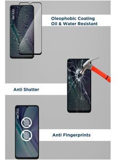 Generic Generic Glass Screen Protector For itel A50 -Black  - Image 4