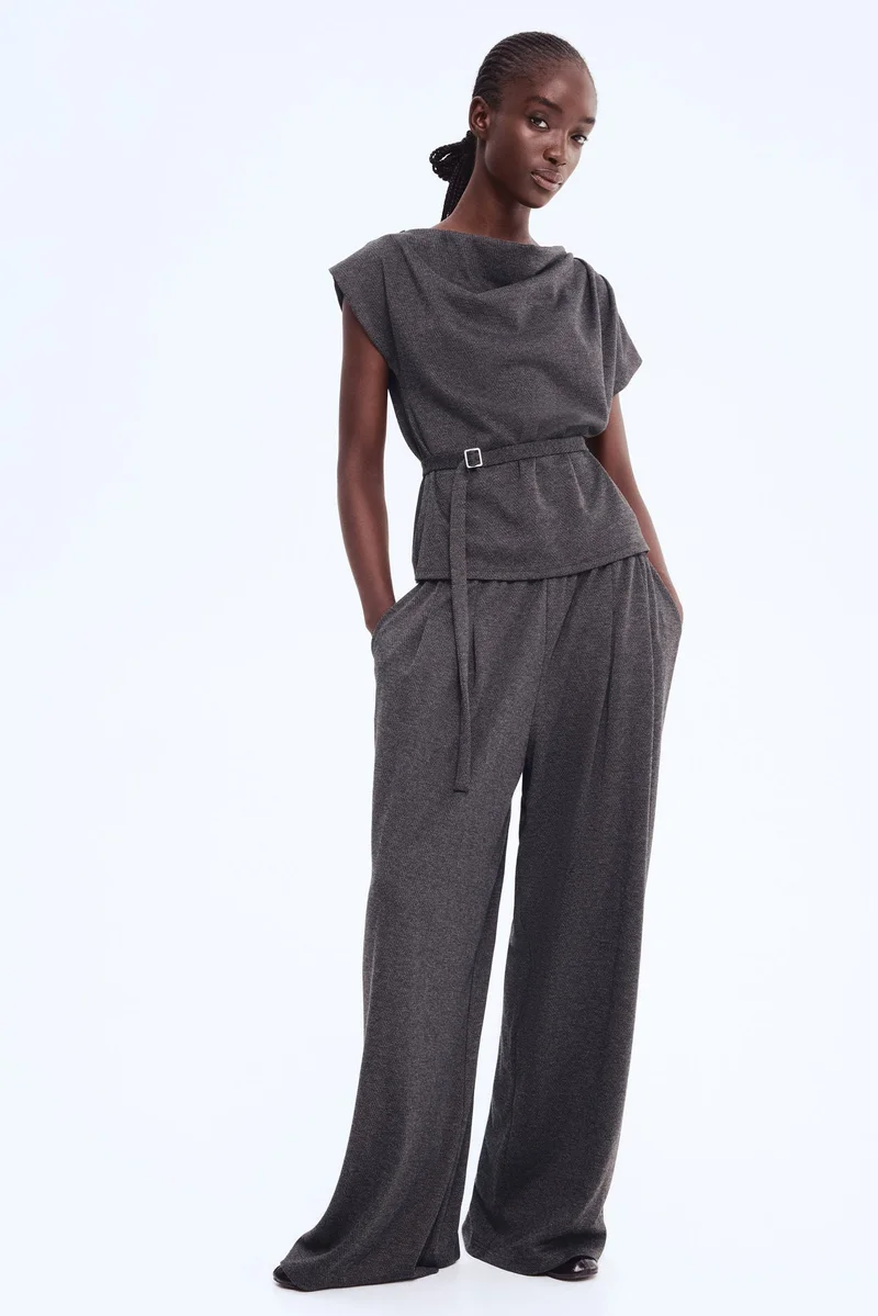 H&M Draped belted top