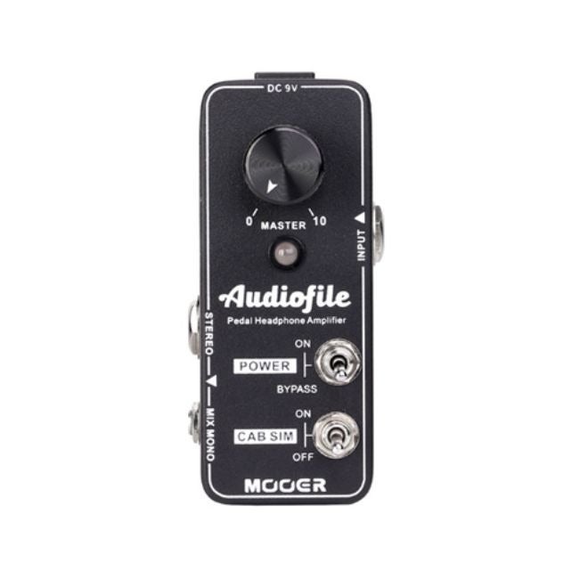 MOOER Audiofile Class A Headphone Amplifier Pedal with Cabinet Simulation True Bypass - Image 3