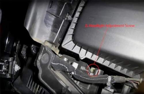 Sheisor JL Headlight Adjustment Tool, Headlamp Adjuster Compatible with 2018-2022 Jeep Wrangler JL Only - Image 3