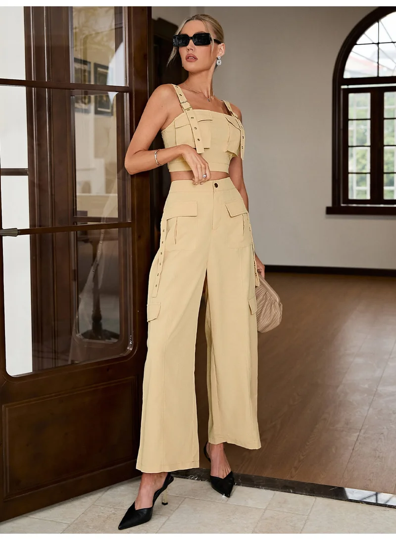 SIMPLEE Women's 2-Piece Outfit Set - Matching Top & Pants for Stylish Look