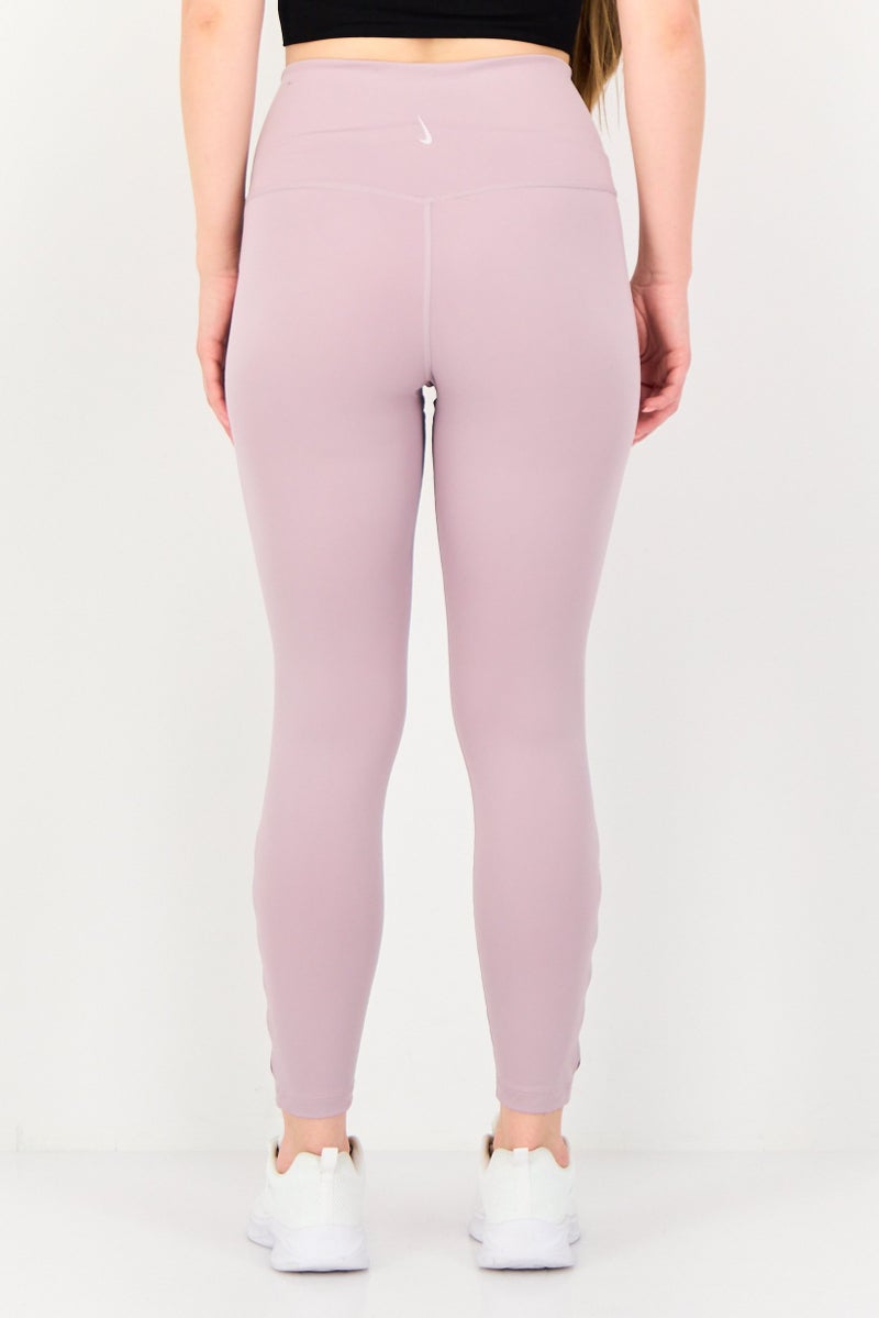 Nike Women Tight Fit Yoga 7/8 Leggings, Mauve - Image 3