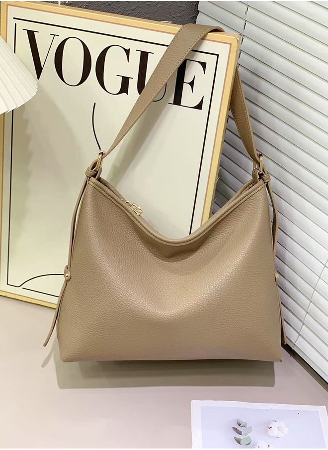JCB CHIC Women Magnetic Closure Crossbody Bag  Shoulder Bag Tote Bag with Multi-Pocket Handbag Adjustable Strap Hobo Bag Messenger Bag for Work Travel (Z-1552-Khaki )  - Image 2