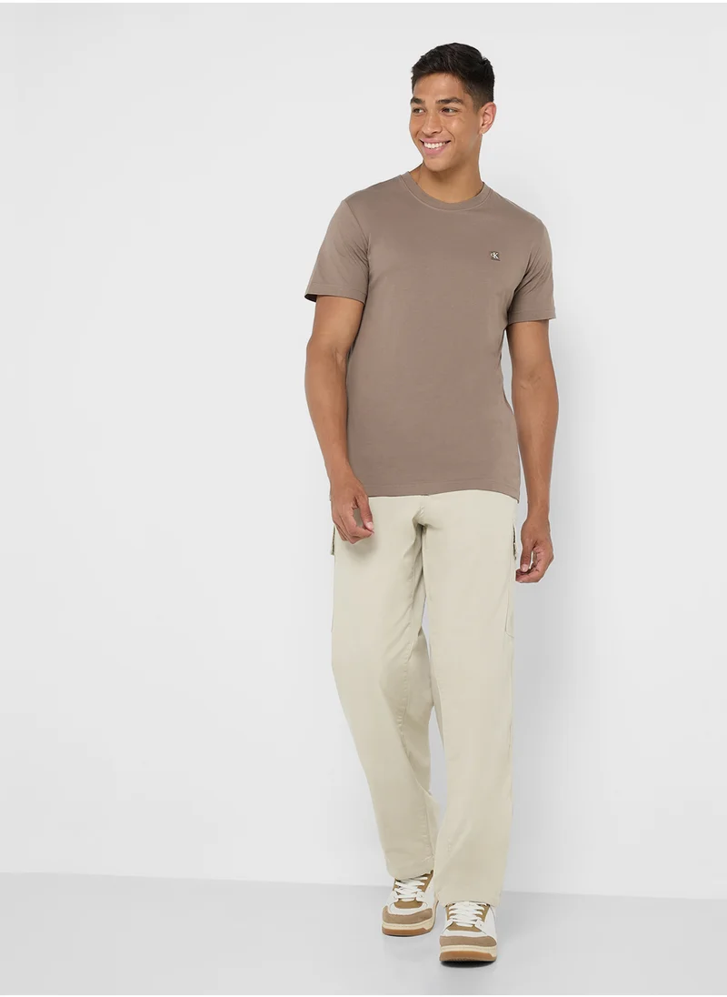 Calvin Klein Jeans Logo Print Crew Neck T-Shirt