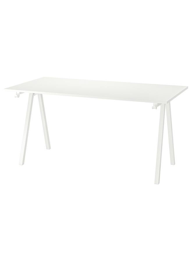 زبون سطح طاولة، أبيض، 160×80 سم - Image 2