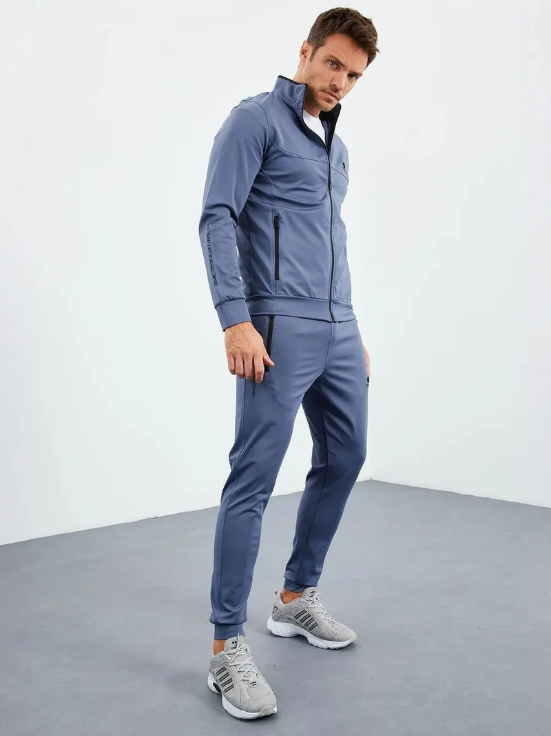 TOMMYLIFE TOMMY Men's Scuba Knit Sweatshirt And Pants Set