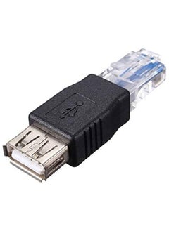 SOLDOUT USB A Female to Ethernet RJ45 Male Network Adapter Connector Wifi Router Dongle Adapter  - Image 3