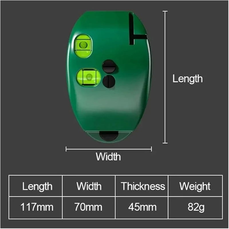 Green Vertical Laser Level 20M Long Distance 2 Lines Infrared Horizontal Line Right Angle Bubble Level - Image 3