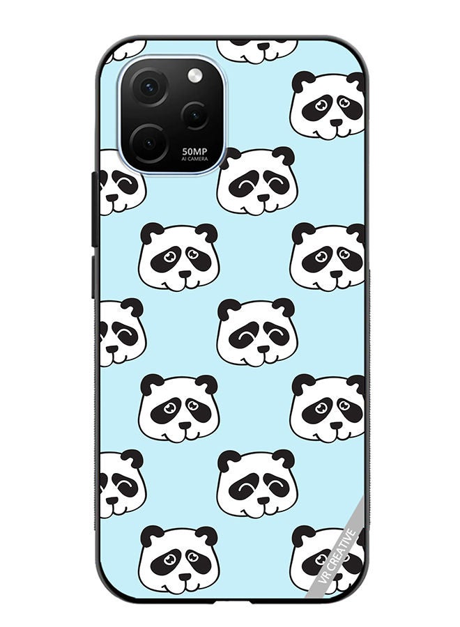 VR CREATIVE Protective Case Cover For Huawei Enjoy 50z Funny Heads In Panda Style Design Multicolour - Image 1