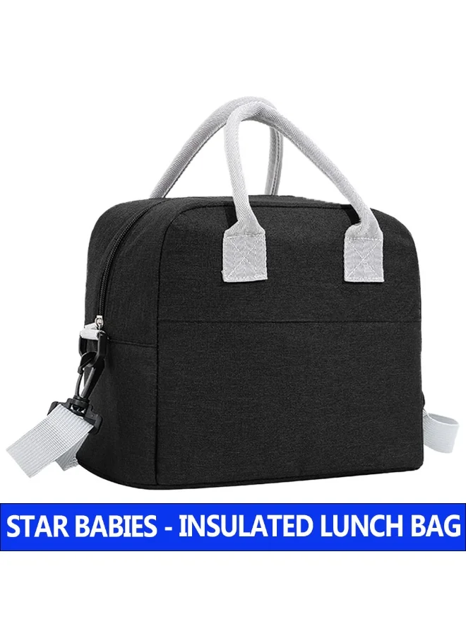 ستار بيبيز Star Babies - Insulated Lunch Bag - Black