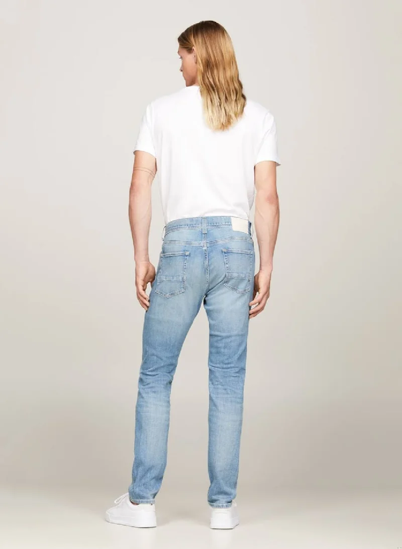 TOMMY HILFIGER Denton Straight Faded Jeans -  Rigid denim, NA