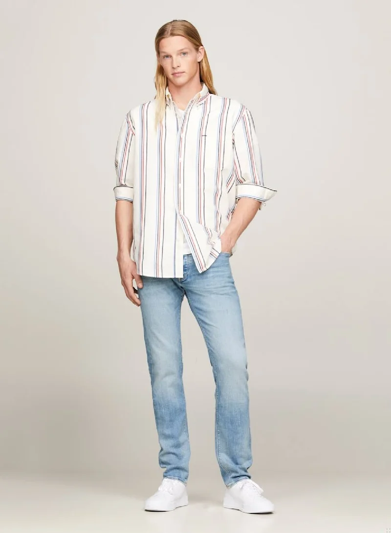 TOMMY HILFIGER Denton Straight Faded Jeans -  Rigid denim, NA