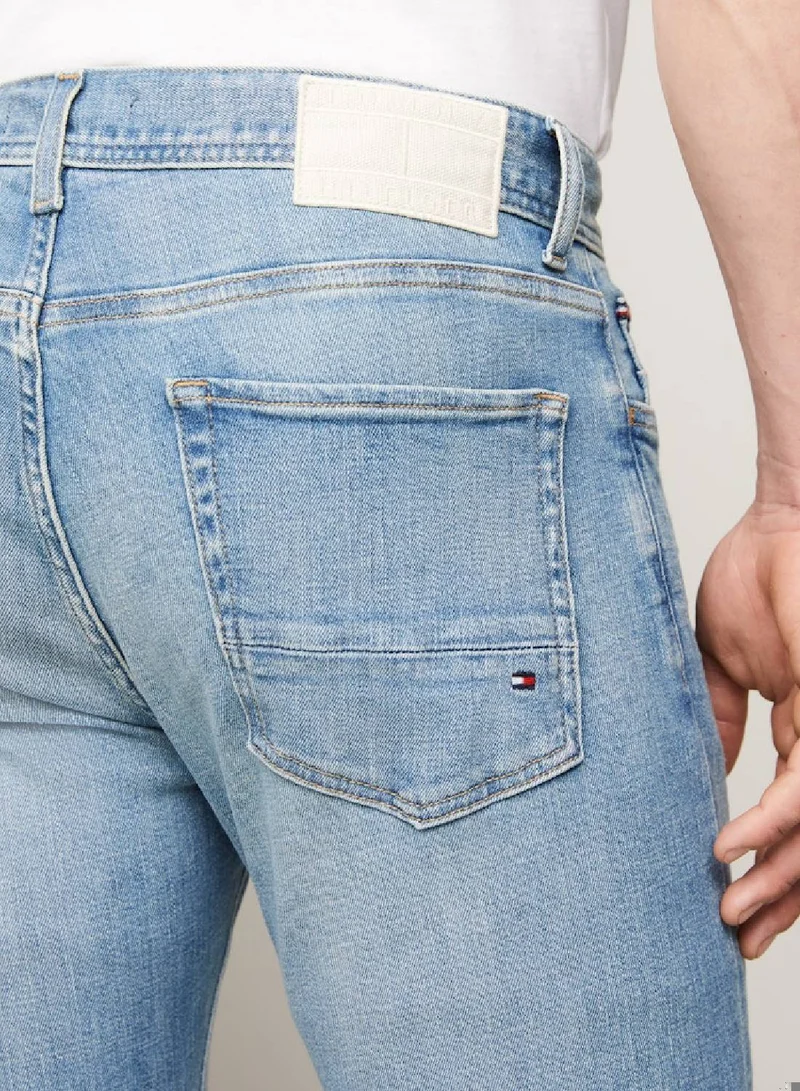 TOMMY HILFIGER Denton Straight Faded Jeans -  Rigid denim, NA