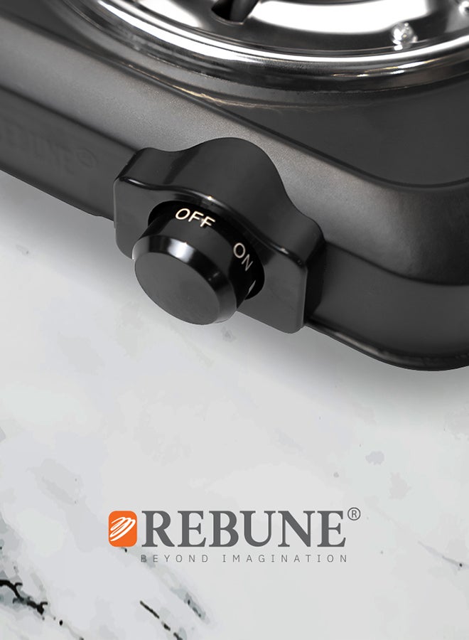 ريبون موقد كهربائي حلزوني شعلة واحدة 5 مستويات حرارة مع نظام أمان 1000 W RE-4-058 - Image 3