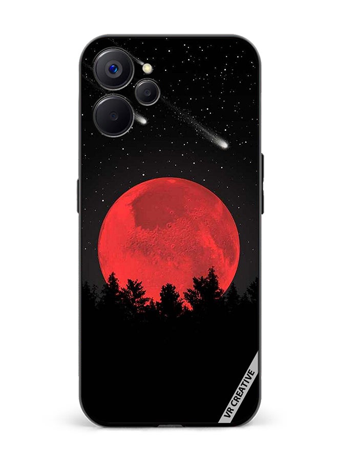 VR CREATIVE Protective Case Cover For Realme 10 5G Bloody Moon Design Multicolour - Image 1