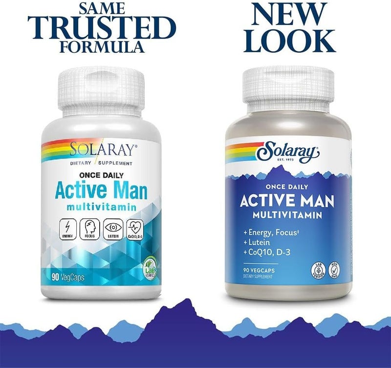 SOLARAY سولاري Once Daily Active Man متعدد الفيتامينات - Image 3