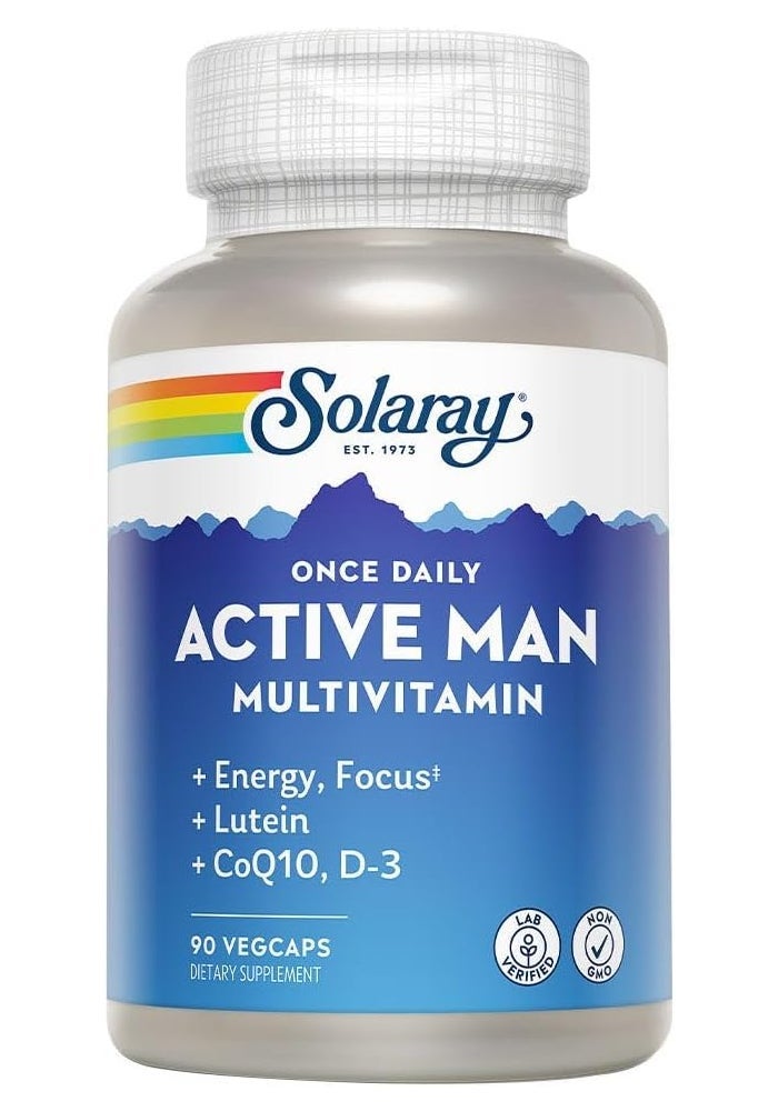 SOLARAY سولاري Once Daily Active Man متعدد الفيتامينات - Image 1