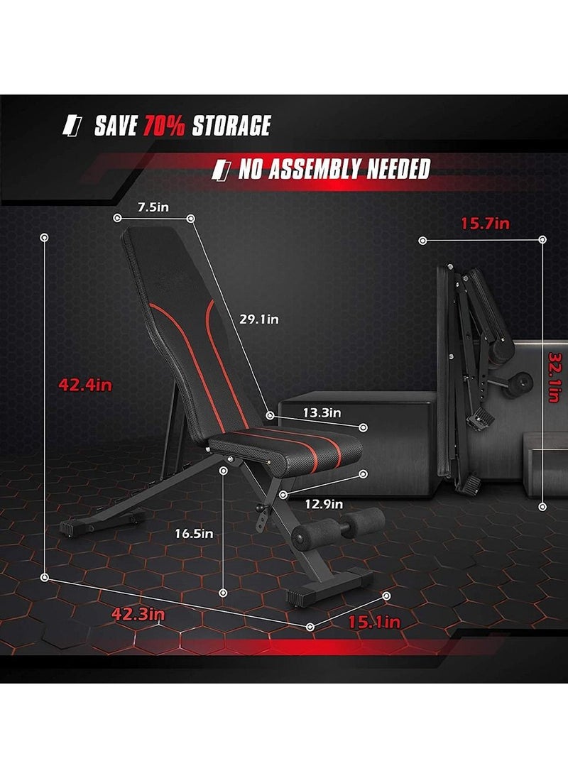 Generic - Professional Multi-Position Workout Weight Bench Press - Image 1