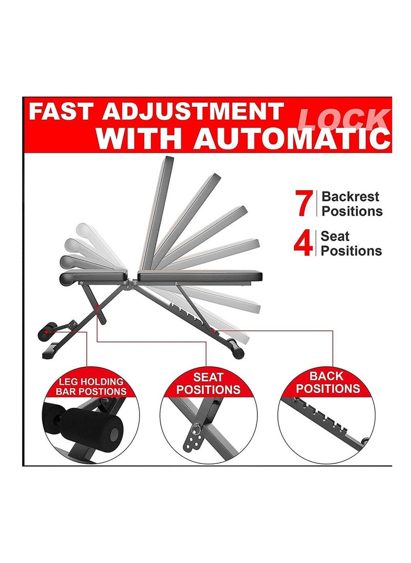 Generic - Professional Multi-Position Workout Weight Bench Press - Image 1