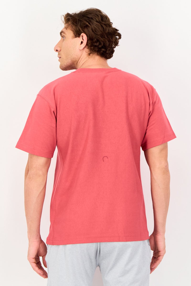 Champion Men Sportswear Fit Short Sleeve Outdoor T-Shirt, Red - Image 3