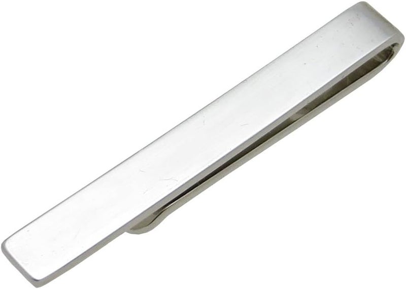 Modern Elements Mens Skinny Tie Clip Bar Metallic Finish - Firm Hold Sleek Design and Perfect For Slim Ties - Image 1