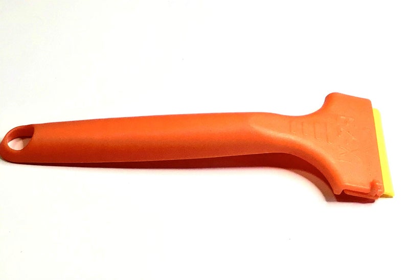 MINISCRAPER 10 Plastic Double Edged Razor Blades and EZ X Razor Scraper Pat. Pending - Image 3