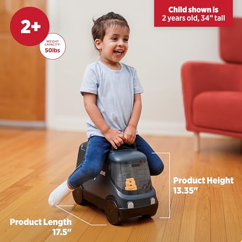 Radio Flyer لعبة سيارة توصيل أمازون للأطفال، لعبة ركوب زرقاء للأطفال من عمر 2 سنة فما فوق، حصرية من أمازون - Image 2